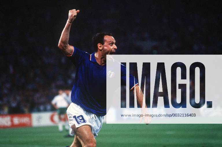SALVATORE SCHILLACI CAMPIONATI MONDIALI ITALIA 1990 ITALIA-IRLANDA SUD EIRE 1-0