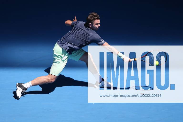 Stanislas Wawrinka SUI during first round of 2018 Australian Open in Melbourne 16 01 2018