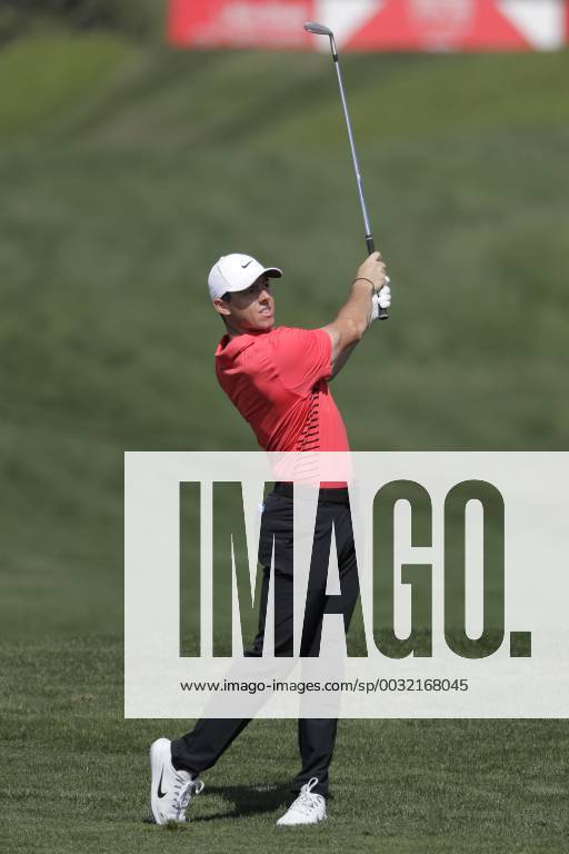 HSBC Abu Dhabi Golf Championship Day Three Rory McIlroy plays an iron from the rough Day Three of the HSBC Abu Dhabi Golf Championship at Abu Dhabi Golf Club, UAE. Content Not Available For UK Newspapers