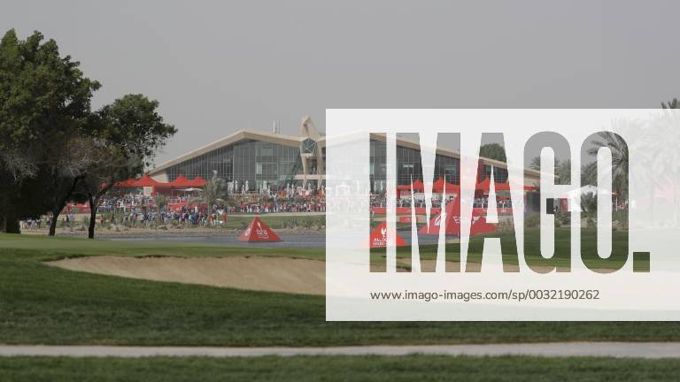 HSBC Abu Dhabi Golf Championship Day Four General view of the course and clubhouse on Day Four of the HSBC Abu Dhabi Golf Championship at Abu Dhabi Golf Club, UAE. Content Not Available For UK Newspapers