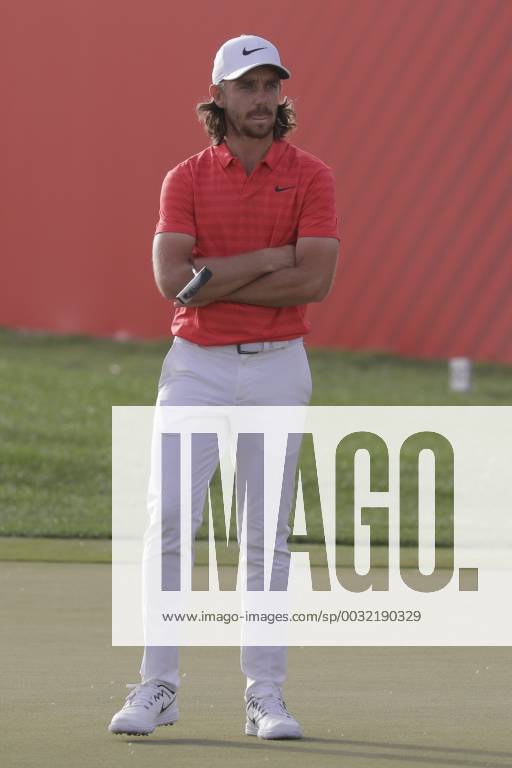 HSBC Abu Dhabi Golf Championship Day Four Tommy Fleetwood waits to putt on Day Four of the HSBC Abu Dhabi Golf Championship at Abu Dhabi Golf Club, UAE. Content Not Available For UK Newspapers
