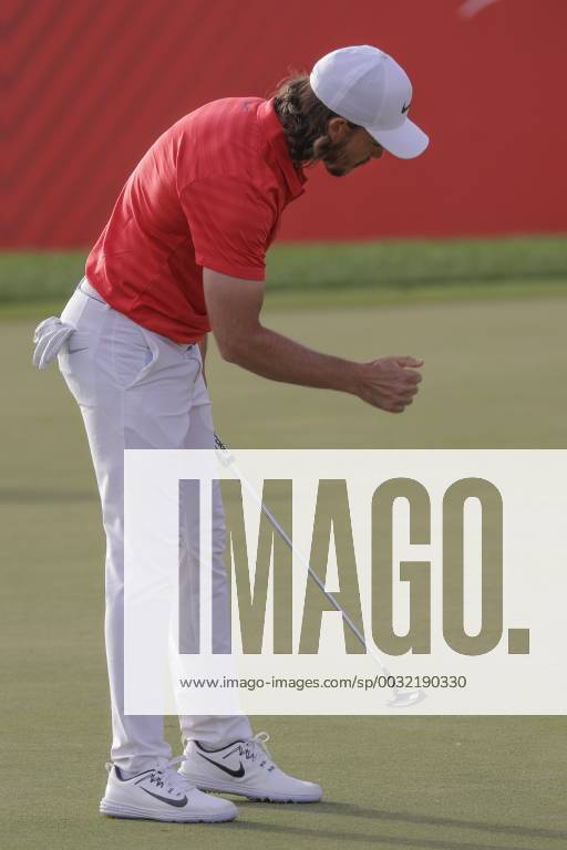 HSBC Abu Dhabi Golf Championship Day Four Tommy Fleetwood holes his birdie putt to win on Day Four of the HSBC Abu Dhabi Golf Championship at Abu Dhabi Golf Club, UAE. Content Not Available For UK Newspapers