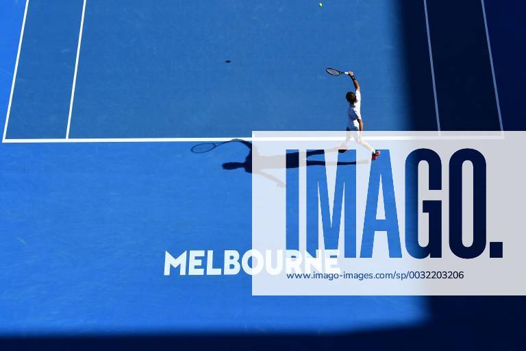 Themen der Woche - SPORT Roger Federer (Sui) TENNIS : AUSTRALIAN OPEN 2018 antoinecouvercelle panoramic