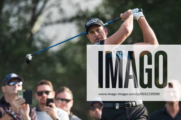 Henric Stenson of Sweden in his first round during the Omega Dubai Desert Classic European Tour 2018 at the Emirates Golf Club, Dubai, UAE on 25 January 2018.