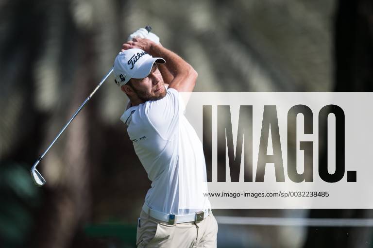 Maximilian Kieffer of Germany in first round action during the Omega Dubai Desert Classic European Tour 2018 at the Emirates Golf Club, Dubai, UAE on 25 January 2018.