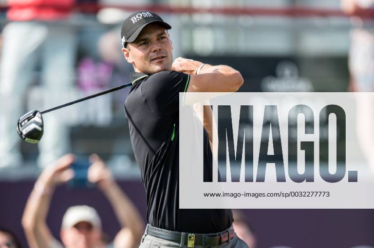 Martin Kaymer of Germany tees off to start his fourth round during the Omega Dubai Desert Classic European Tour 2018 at the Emirates Golf Club, Dubai, UAE on 28 January 2018.
