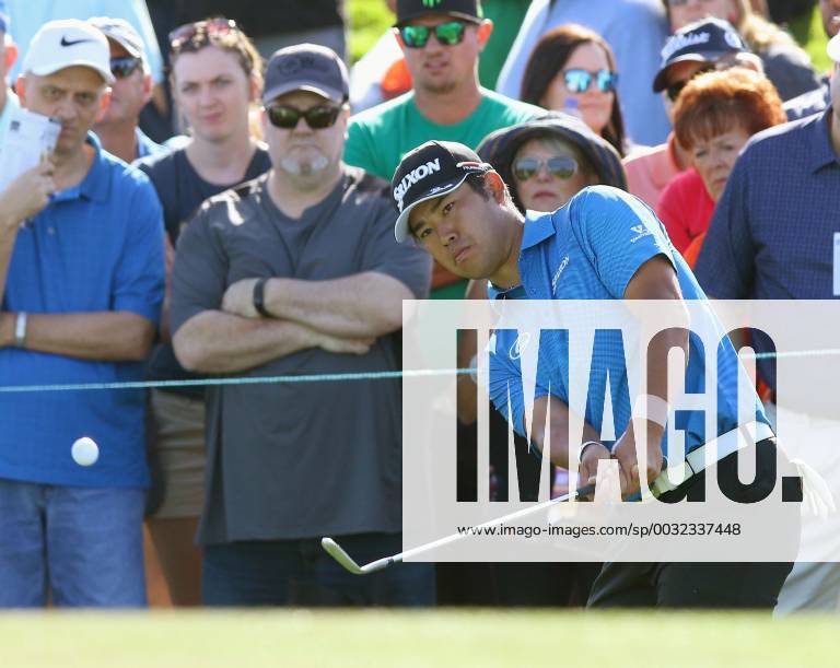 Golf: Phoenix Open 1st round Hideki Matsuyama of Japan hits a shot on the second hole during the first round of the Phoenix Open golf tournament at TPC Scottsdale on Feb. 1, 2018, in Scottsdale, Arizona.
