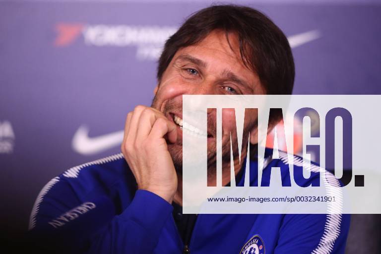 - SPORT February 2, 2018 - London, England, United Kingdom - Antonio Conte, manager of Chelsea during a press conference PK Pressekonferenz at Cobham Training Ground on 02 Feb , 2018 in Cobham, England. Chelsea Press Conference - ZUMAn230 20180202_zaa_n230_175
