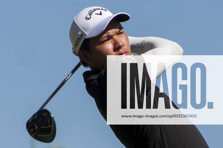 Shah Alam, Kuala Lumpur, Malaysia - Phachara Khongwatmai is seen taking a shot from hole no 18 on day 3 at the Maybank Championship 2018...The Maybank Championship 2018 golf event is being hosted on 1st to 4th February at Saujana Golf & Country Club. Golf 2018: Maybank Championship: Day 3 - ZUMAs197 20180203_zaa_s197_036