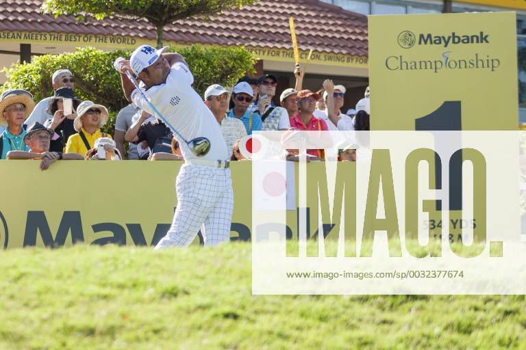 Shah Alam, Kuala Lumpur, Malaysia - Hideta Tanihara is seen taking a shot from hole 1 at the last day of Maybank Championship 2018..The Maybank Championship 2018 golf event is being hosted on 1st to 4th February at Saujana Golf & Country Club. KL: Maybank championship last day - ZUMAs197 81794735st