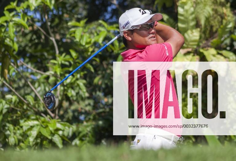 Shah Alam, Kuala Lumpur, Malaysia - Yusaku Miyazato is seen taking a shot from hole 6 at the last day of Maybank Championship 2018...The Maybank Championship 2018 golf event is being hosted on 1st to 4th February at Saujana Golf & Country Club. KL: Maybank championship last day - ZUMAs197 81794753st