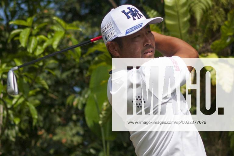 Shah Alam, Kuala Lumpur, Malaysia - Hideto Tanihara is seen taking a shot from hole 6 at the last day of Maybank Championship 2018...The Maybank Championship 2018 golf event is being hosted on 1st to 4th February at Saujana Golf & Country Club. KL: Maybank championship last day - ZUMAs197 81794775st