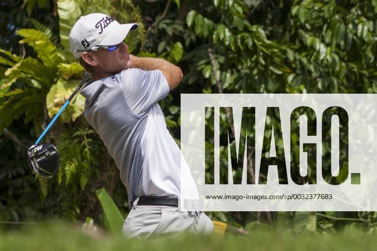 Shah Alam, Kuala Lumpur, Malaysia - Berry Henson is seen taking a shot from hole 6 at the last day of Maybank Championship 2018...The Maybank Championship 2018 golf event is being hosted on 1st to 4th February at Saujana Golf & Country Club. KL: Maybank championship last day - ZUMAs197 81794809st