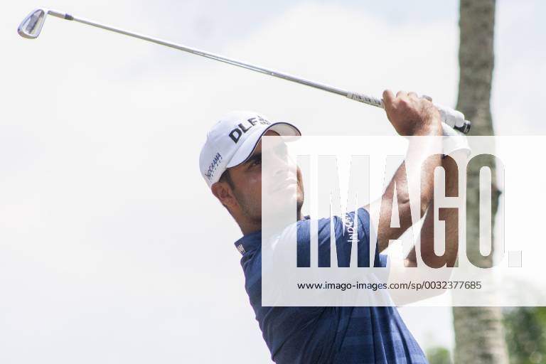 Shah Alam, Kuala Lumpur, Malaysia - Shubhankar Sharma is seen taking a shot from hole 6 at the last day of Maybank Championship 2018...The Maybank Championship 2018 golf event is being hosted on 1st to 4th February at Saujana Golf & Country Club. KL: Maybank championship last day - ZUMAs197 81794811st
