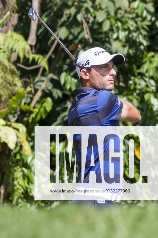 Shah Alam, Kuala Lumpur, Malaysia - Benjamin Hebert is seen taking a shot from hole 6 at the last day of Maybank Championship 2018...The Maybank Championship 2018 golf event is being hosted on 1st to 4th February at Saujana Golf & Country Club. KL: Maybank championship last day - ZUMAs197 81794936st