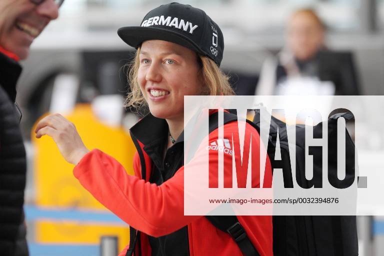 Laura Dahlmeier at the departure of the athletes of the German Olympic team from Munich Airport to the 05 02 towards 2018 PyeongChang Munich