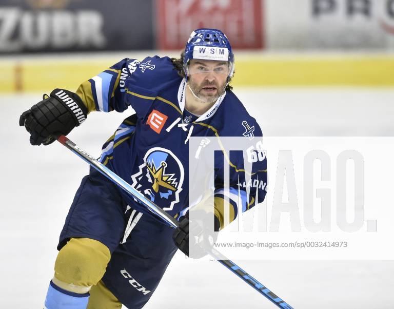 Jaromir Jagr of Kladno in action during the Czech First League 47th ground match HC Zubr Prerov vs Rytiri Kladno in Prerov, Czech Republic, February 7, 2018. (CTKxPhoto LudekxPerina) CTKPhotoP201802071020801 LPE 005