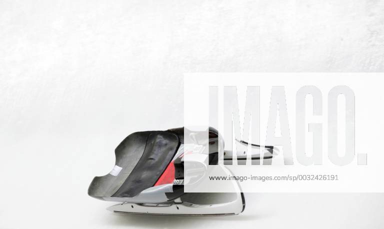 - SPORT PYEONGCHANG, SOUTH KOREA - FEBRUARY 8, 2018: A sled of Poland s Natalia Wojtusciszyn seen during a training session ahead of a luge competition at the 2018 Winter Olympic Games Olympische Spiele Olympia OS at Olympic Sliding Centre. Sergei Bobylev TASS TS072DC1
