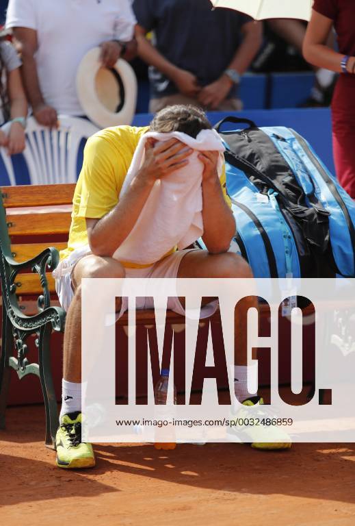Spanish tennis player Albert Ramos Vinolas after lose against his compatriot Roberto Carballes during the final of the Ecuador Open held in Quito, Ecuador, 11 February 2018. Final of the Ecuador Open !ACHTUNG: NUR REDAKTIONELLE NUTZUNG!
