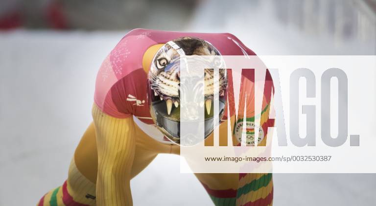 - SPORT 15th February 2018, Pyeongchang, South Korea; 2018 Winter Olympic Games Olympische Spiele Olympia OS Day 6; Olympic Sliding Centre; Akwasi Frimpong (GHA) at the finish after completing Heat 2 of the Mens Skeleton ActionPlus11987378