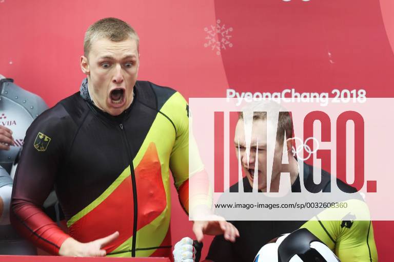 - SPORT OLYMPICS - 2018 Winter Olympics PYEONGCHANG,SOUTH KOREA,19.FEB.18 - OLYMPICS, BOBSLEIGH - Olympic Winter games Winterspiele Spiele Summer games PyeongChang 2018, two-man, men. Image shows Francesco Friedrich and Thorsten Margis (GER). GEPAxpictures xMathiasxMandl