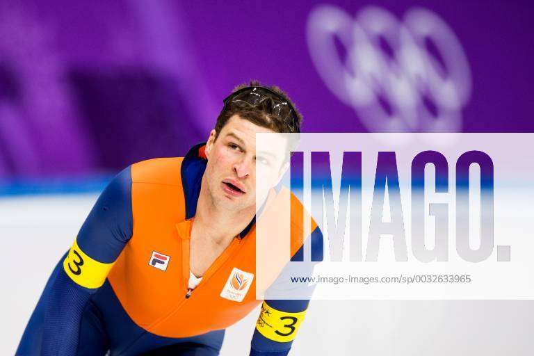 Sven Kramer of The Netherlands competes in the Men s Speed Skating Team Pursuit bronze final during day twelve of the 2018 Winter Olympics on February 21 2018 in Pyeongchang Photo Jon Olav Nesvold BILDBYR N code JE 160191