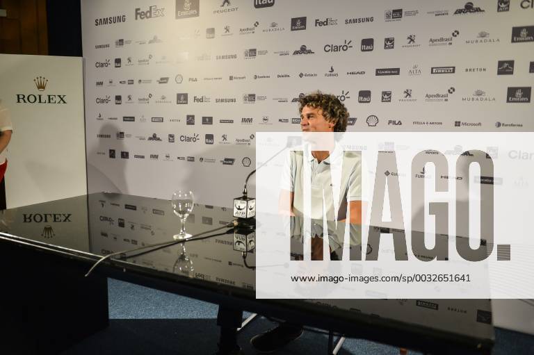Rio Open 2018 RIO DE JANEIRO, RJ - 22.02.2018: RIO OPEN 2018 - Gustavo Kuerten at a press conference PK Pressekonferenz during Rio Open 2018 held at the Jockey Club Brasileiro in Rio de Janeiro, RJ. (Photo: Celso Pupo Fotoarena) x1490197x CelsoxPupo