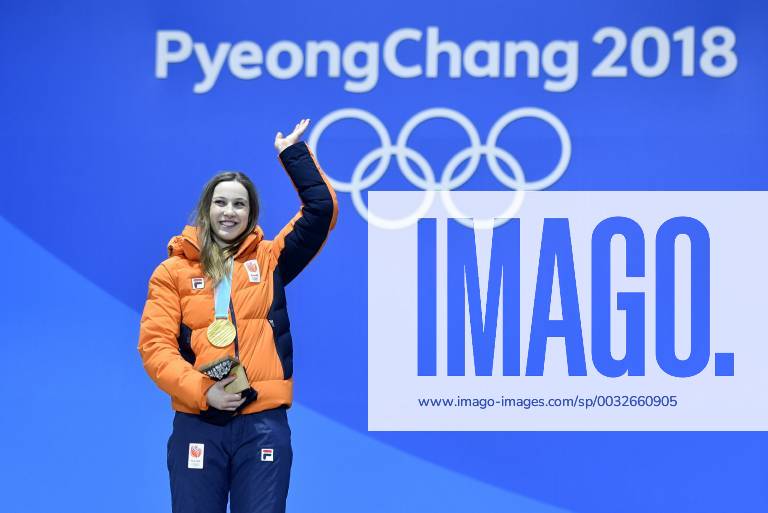 MEDAL PLAZA: OLYMPISCHE SPELEN: Olympic Games Olympische Spiele Olympia OS PYEONGCHANG 2018 Suzanne Schulting wint Olympisch goud op de 1.000 meter shorttrack Foto: Sander Chamid Imagesx xSoenarxChamidxsportfotografiexIVx 10161497