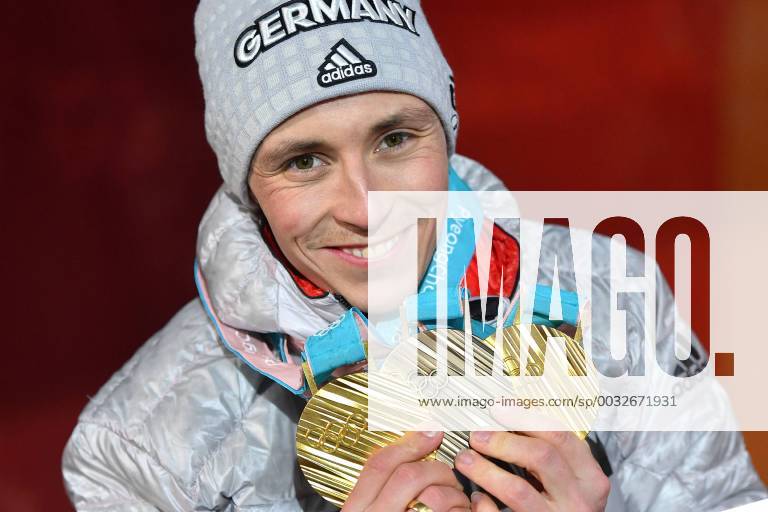 Eric FRENZEL GER is the most successful German masculine athlete with two gold medals and a bronze medal medal Nordic Combined Team Gundersen LH 4x5km Nordic Combined Team Relay Victory Ceremony PyeongChang Olympic Medals Plaza on 23 02 2018 2018 2018 Olympic Winter Olympics from 09 02 25 02 2018 in PyeongChang South Korea