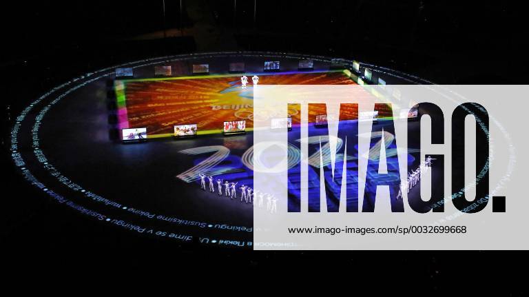Pyeongchang Olympics Illumination reads 2022 for the next Winter Olympics in Beijing during the closing ceremony of the Pyeongchang Olympics in South Korea on Feb. 25, 2018.