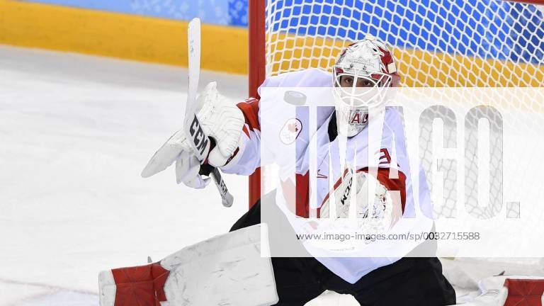Goalie Kevin Poulin of Canada in action during the men s bronze medal hockey game at the 2018 Winter Olympics in Gangneung, South Korea, Saturday, Feb. 24, 2018. (CTKxPhoto MichalxKamaryt) CTKPhotoP201802240570901 kmt 5