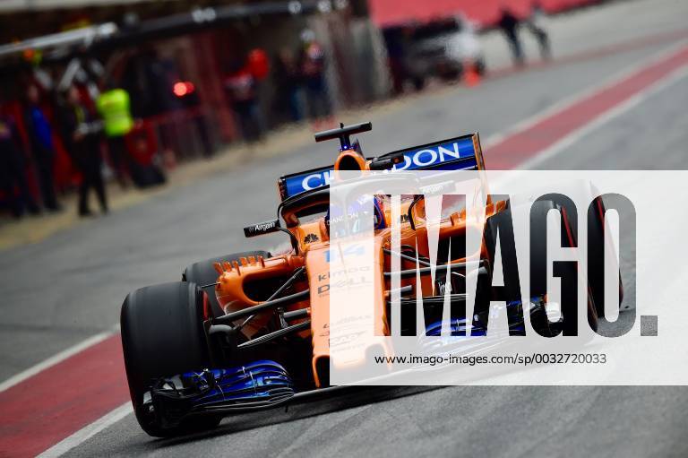 Fernando Alonso McLaren Renault formula 1 GP Test Barcelona Spain 26 02 2018 Photo mspb Jerry Andre Fernando Alonso Formula 1 GP Test Barcelona 26 02 2018