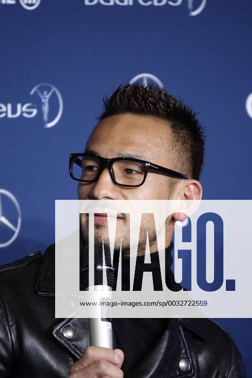 Hidetoshi Nakata Former Japanese Footballer Academy Member Laureus at the Laureus Awards 2018 in the Principality of Monaco