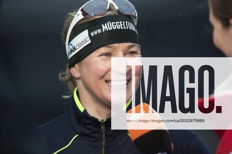 Speed skating Eisschnelllauf World Championships All round Amsterdam The Netherlands 10th March 2018 World championships allround speed skating. Womens 1500m Claudia Pechstein (GER)