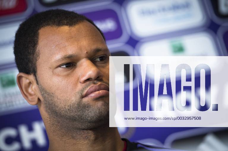 - ANDERLECHT, BELGIUM: Anderlecht s new player Rolando Jorge Pires Fonseca (Portugese player on loan from Porto) pictured during at a press conference PK Pressekonferenz of Belgian soccer team RSCA Anderlecht to present two new players, Thursday 05 February 2015. LAURIExDIEFFEMBACQ x72866443x