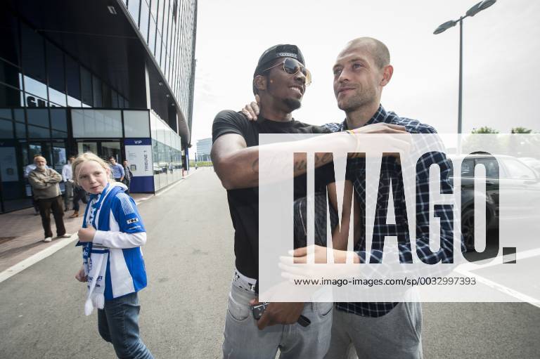 - GENT, BELGIUM: Gent s Renato Neto and Gent s Nicklas Pedersen arrive at the Ghelamco Arena as KAA Gent became champion for the first time after winning Yesterday the Jupiler Pro League match between KAA Gent and Standard de Liege, Friday 22 May 2015 in Gent, on the ninth day of the Play-off 1. JASPERxJACOBS x81212116x