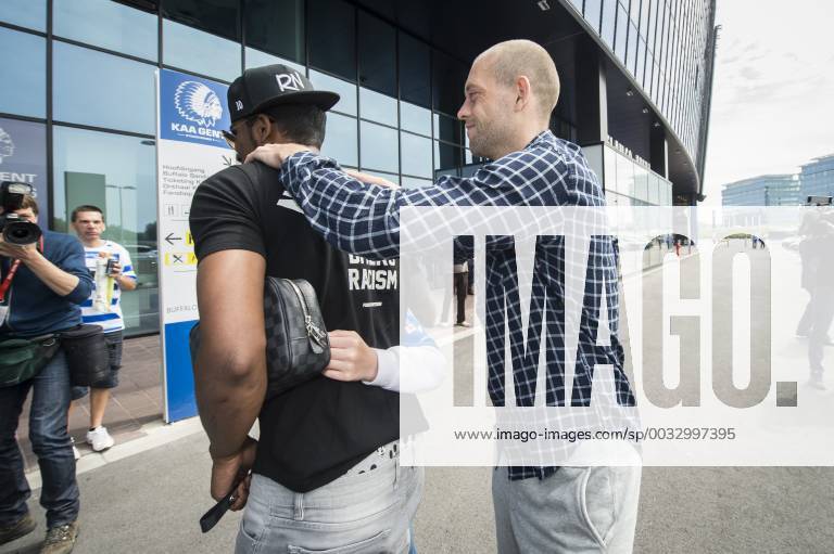 - GENT, BELGIUM: Gent s Renato Neto and Gent s Nicklas Pedersen arrive at the Ghelamco Arena as KAA Gent became champion for the first time after winning Yesterday the Jupiler Pro League match between KAA Gent and Standard de Liege, Friday 22 May 2015 in Gent, on the ninth day of the Play-off 1. JASPERxJACOBS x81212134x