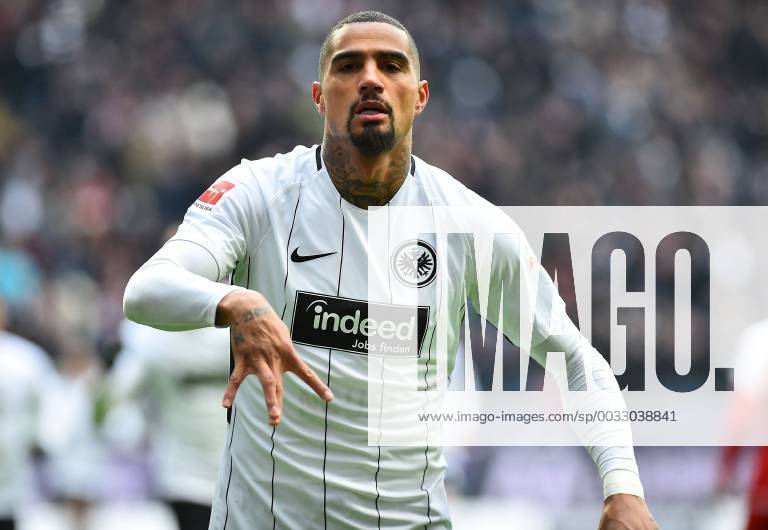Football 1 Bundesliga Eintracht Frankfurt FSV Mainz 05 v k Kevin Prince Boateng Eintracht Frankfurt celebrate the goal Torjubel zum 1 0 Frankfurt