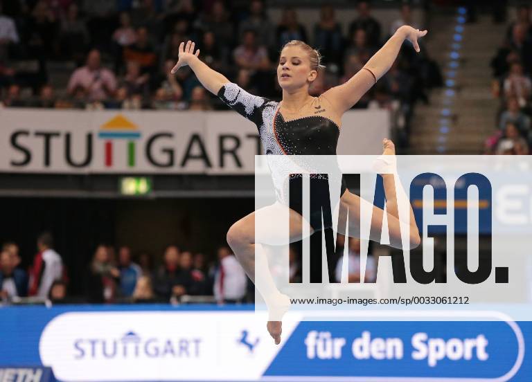 Germany Stuttgart Gymnastics 35 EnBW DTB Cup Womens World Cup Women Elisabeth Seitz GER on the ground