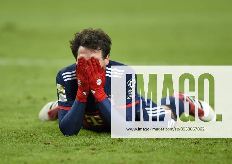 Football 1 League 2017 2018 27 Round RB Leipzig FC Bayern Munich at Red Bull Arena Leipzig Mats Hummels FC Bayern Munich is disappointed