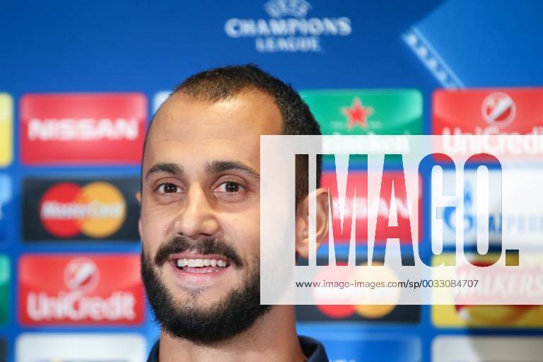 - MANCHESTER, UNITED KINGDOM: Club s Victor Vazquez Solsona pictured during a press conference PK Pressekonferenz of Belgian soccer team Club Brugge KV in Manchester, United Kingdom, Monday 17 August 2015. Tomorrow Club is playing British soccer club Manchester United ManU FC, the first leg game of the play-offs for the UEFA Champions League competition. BRUNOxFAHY x84295705x
