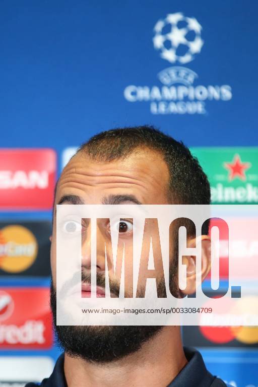 - MANCHESTER, UNITED KINGDOM: Club s Victor Vazquez Solsona pictured during a press conference PK Pressekonferenz of Belgian soccer team Club Brugge KV in Manchester, United Kingdom, Monday 17 August 2015. Tomorrow Club is playing British soccer club Manchester United ManU FC, the first leg game of the play-offs for the UEFA Champions League competition. BRUNOxFAHY x84295737x