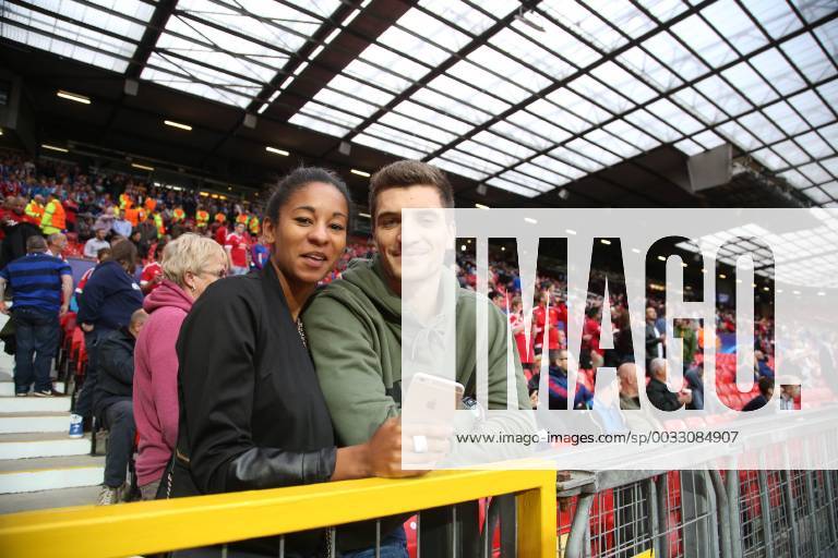 - MANCHESTER, UNITED KINGDOM: Club s Thomas Meunier and his girlfriend Deborah pictured before a soccer game between British club Manchester United ManU FC and Belgian team Club Brugge KV in Manchester, United Kingdom, Tuesday 18 August 2015, the first leg of the play-offs for the UEFA Champions League competition. BRUNOxFAHY x84377814x