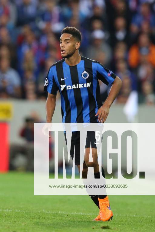 - BRUGGE, BELGIUM: Club s Jean-Charles Castelletto pictured in action during a soccer game between Belgian first league team Club Brugge KV and British club Manchester United ManU FC in Brugge, Wednesday 26 August 2015, the return game of the play-offs of the UEFA Champions League competition. Manchester United won the first leg 3-1. BRUNOxFAHY x84637815x