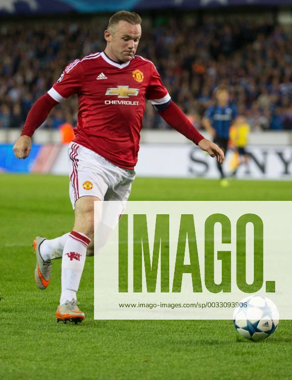 - BRUGGE, BELGIUM: Manchester s Wayne Rooney pictured in action during a soccer game between Belgian first league team Club Brugge KV and British club Manchester United ManU FC in Brugge, Wednesday 26 August 2015, the return game of the play-offs of the UEFA Champions League competition. Manchester United won the first leg 3-1. KURTxDESPLENTER x84639283x