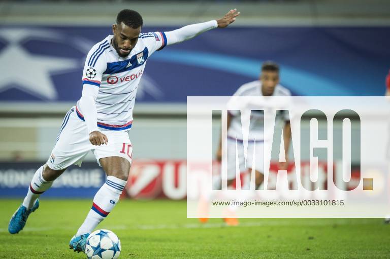 - GENT, BELGIUM: Lyon s Alexandre Lacazette pictured in action during the first game in the group stage of the Uefa Champions League competition, in group H, between Belgian first league soccer team KAA Gent and Olympique Lyon, in Gent, Wednesday 16 September 2015. JASPERxJACOBS x85282550x