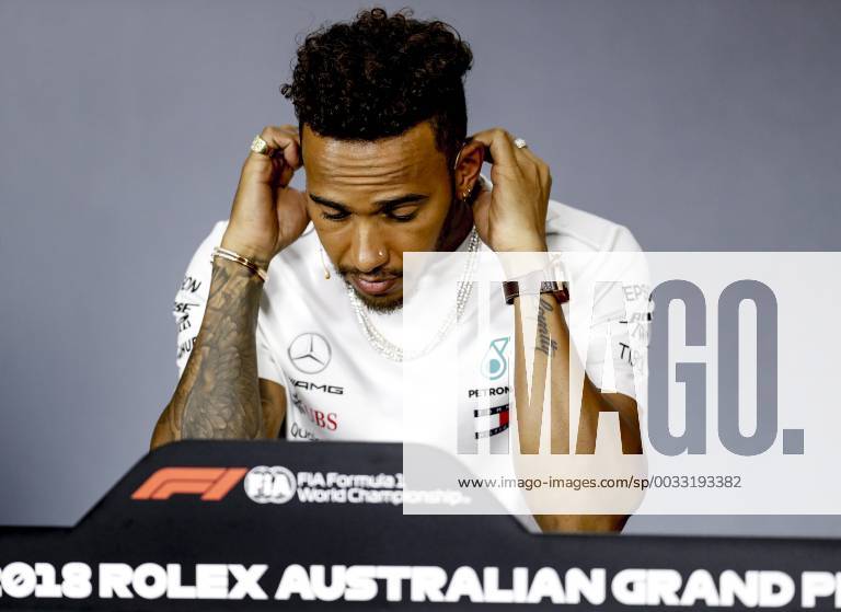 Motorsports: FIA Formula One World Championship WM Weltmeisterschaft 2018, Melbourne, Victoria : Motorsports: Formula 1 2018 Rolex Australian Grand Prix, 44 Lewis Hamilton (GBR, Mercedes AMG Petronas F1 Team), Melbourne Australia