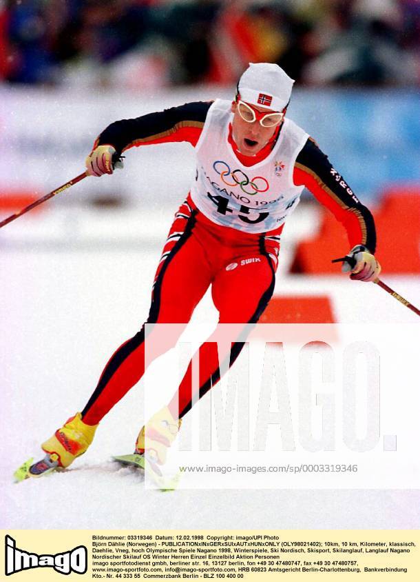 Björn Dählie (Norwegen) - (OLY98021402) Nordischer Skilauf OS Winter Herren Olympische Spiele Nagano 1998, Winterspiele, Ski Nordisch, Skisport, Skilanglauf, Langlauf Einzelbild Nagano Nordischer Skilauf OS Winter Herren Olympische Spiele Nagano 1998, Winterspiele, Ski Nordisch, Skisport, Skilanglauf, Langlauf Einzelbild Nagano