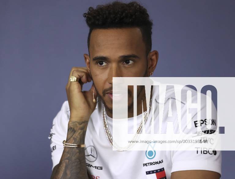 22nd March 2018, Melbourne Grand Prix Circuit, Melbourne, Australia; Melbourne Formula One Grand Prix, Arrivals and press conference PK Pressekonferenz Mercedes AMG Petronas Motorsport AMG F1 Team, Lewis Hamilton ActionPlus12003750