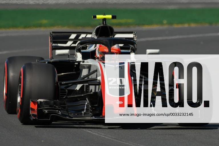 Kevin Magnussen (DEN) 20 from the Haas F1 Team during practice session one at the 2018 Australian Formula One Grand Prix at Albert Park, Melbourne, Australia. Cal Media Formula One 2018: Australia - Practice 1 - ZUMAc04_ 20180323_zaf_c04_007